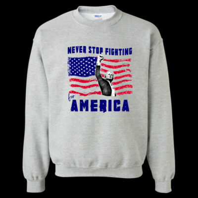 Never Stop Fighting Crewneck Sweatshirt Thumbnail