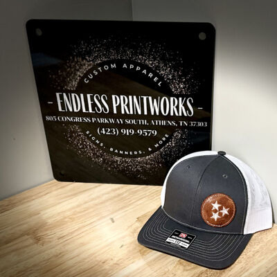 Tri-Star Leather Patch Hat Thumbnail